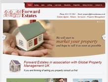 Tablet Screenshot of forwardestates.co.uk